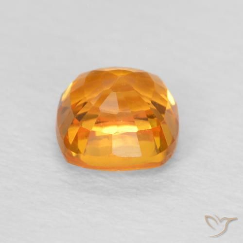 0.67克拉天然蓝宝石，软垫，VVS
