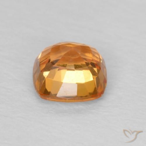 0.61克拉天然蓝宝石，软垫，VVS
