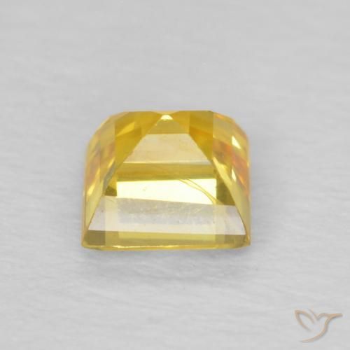 0.60克拉天然蓝宝石，正方形，VVS-VS