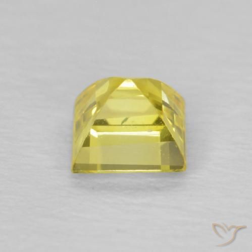 0.52克拉天然蓝宝石，正方形，VVS-VS