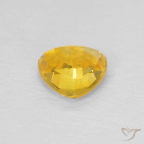 0.80克拉天然蓝宝石，胖三角形，VVS-VS