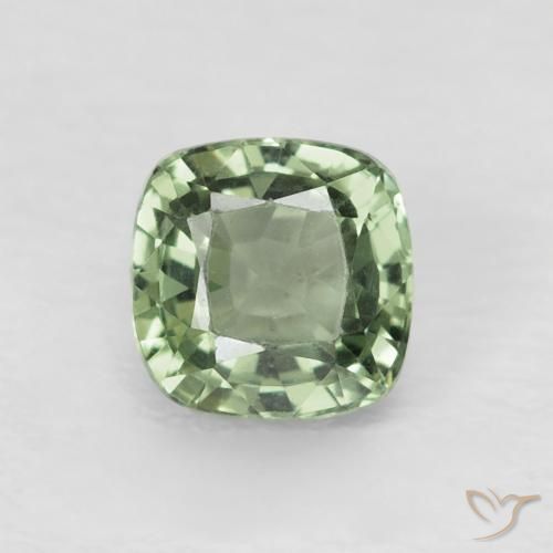 0.73ct 天然 浅鼠尾草绿色 蓝宝石, 软垫, VVS