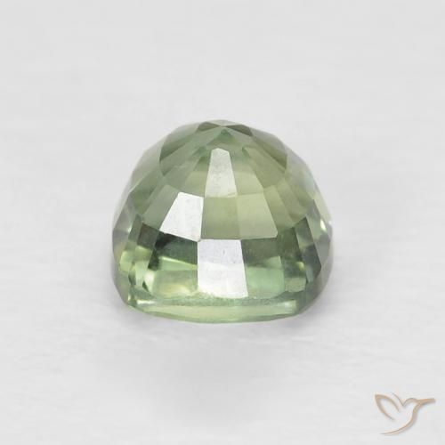 0.88克拉天然蓝宝石，软垫，VVS-VS