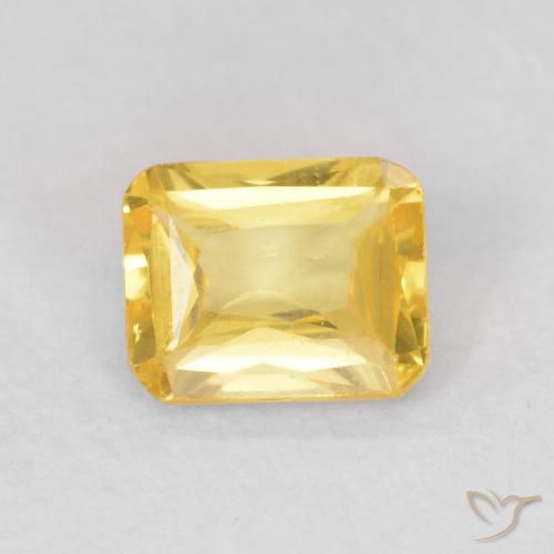 0.50ct 天然 中金 蓝宝石, 祖母绿式切割, VVS-VS