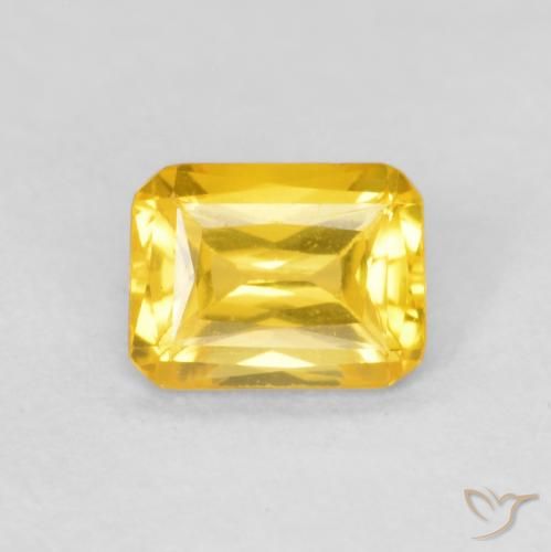 0.50ct 天然 中金 蓝宝石, 祖母绿式切割, VVS-VS
