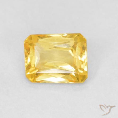 0.49ct 天然 中金 蓝宝石, 祖母绿式切割, VVS-VS