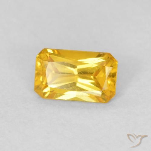0.38克拉天然蓝宝石，八边形，VVS