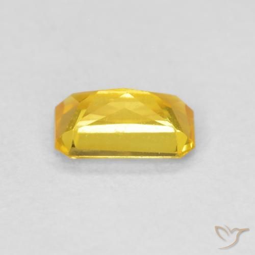 0.38克拉天然蓝宝石，八边形，VVS