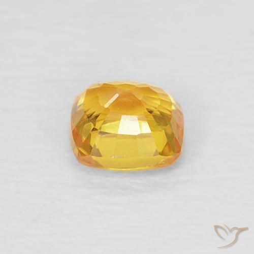0.48克拉天然蓝宝石，软垫，VVS