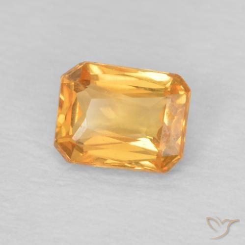0.52克拉天然蓝宝石，八边形，VVS