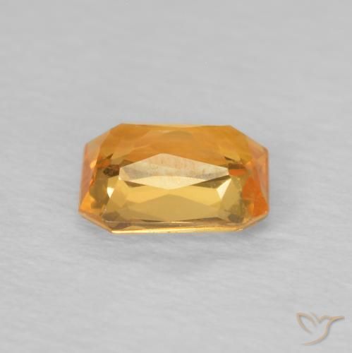 0.52克拉天然蓝宝石，八边形，VVS