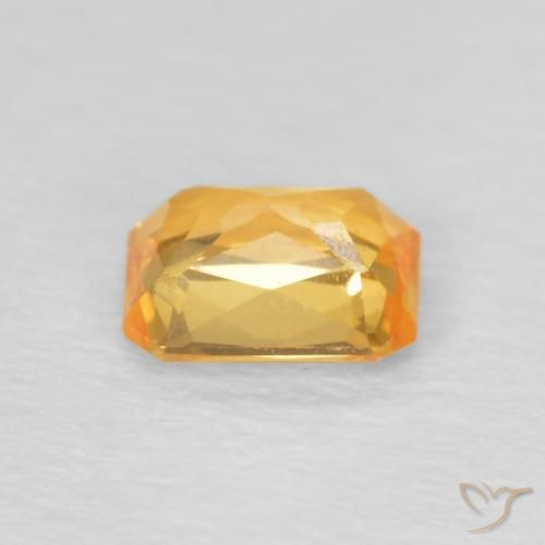 0.53克拉天然蓝宝石，八边形，VVS
