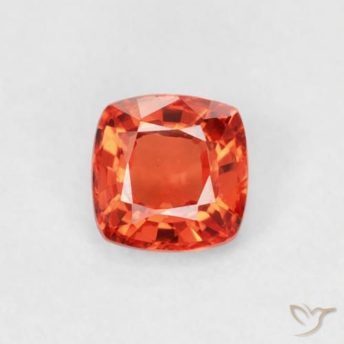 0.45ct 天然 中红 蓝宝石, 软垫, VVS-VS