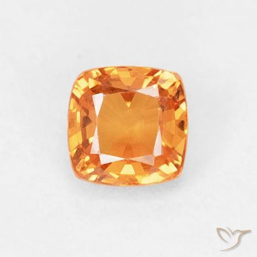 0.60ct 天然 中橙 蓝宝石, 软垫, VVS-VS