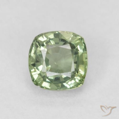0.63ct 天然 浅绿色 蓝宝石, 软垫, VVS-VS