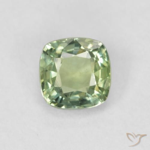 0.48ct 天然 浅鼠尾草绿色 蓝宝石, 软垫, VVS-VS