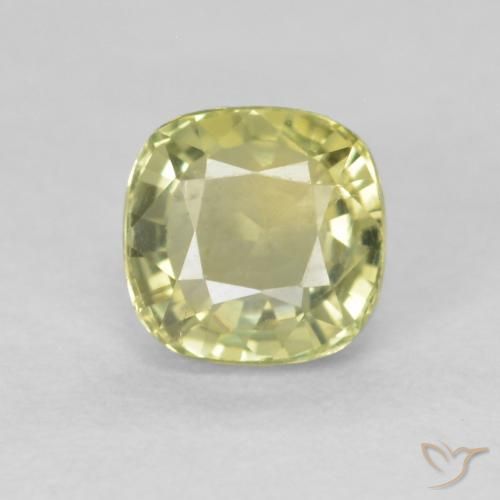 0.64ct 天然 浅绿色 蓝宝石, 软垫, VVS-VS