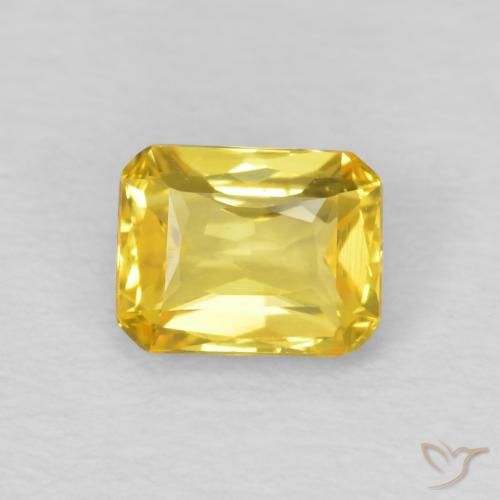 0.60ct 天然 中金 蓝宝石, 祖母绿式切割, VVS