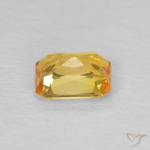 0.53克拉天然蓝宝石，八边形，VVS