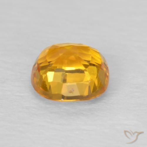 0.65克拉天然蓝宝石，软垫，VVS