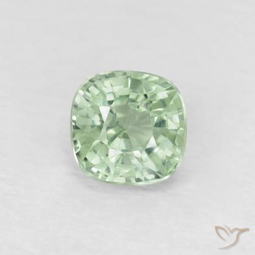 0.54ct 天然 浅海绿 蓝宝石, 软垫, VVS-VS