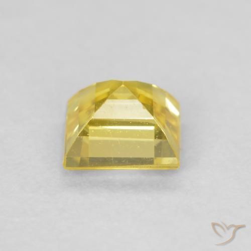 0.51克拉天然蓝宝石，正方形，VVS-VS