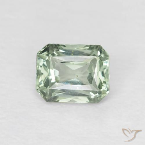 0.53ct 天然 森林绿 蓝宝石, 祖母绿式切割, VVS