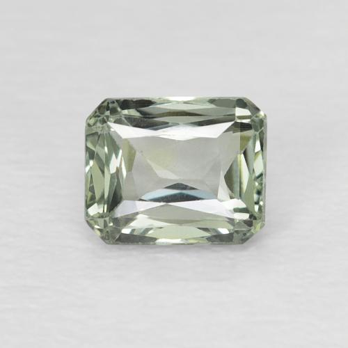 0.69ct 天然 浅绿色 蓝宝石, 祖母绿式切割, VVS