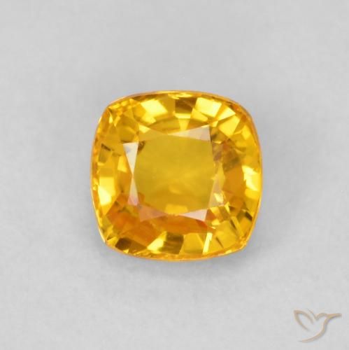 0.63ct 天然 中金 蓝宝石, 软垫, VVS