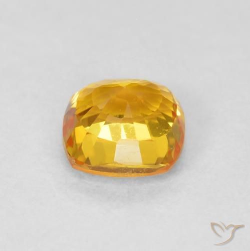 0.63克拉天然蓝宝石，软垫，VVS