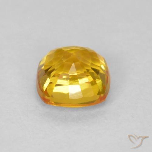 0.65克拉天然蓝宝石，软垫，VVS