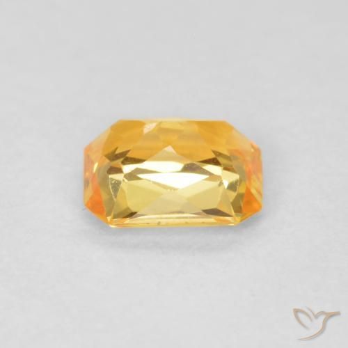 0.45克拉天然蓝宝石，八边形，VVS