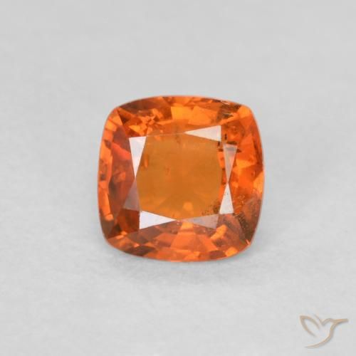 0.47ct 天然 红橙色 蓝宝石, 软垫, VS