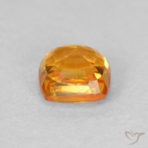 0.52克拉天然蓝宝石，软垫，VVS-VS