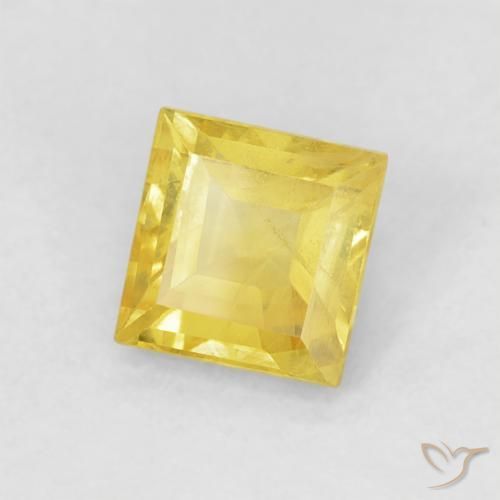 0.60克拉天然蓝宝石，正方形，VS