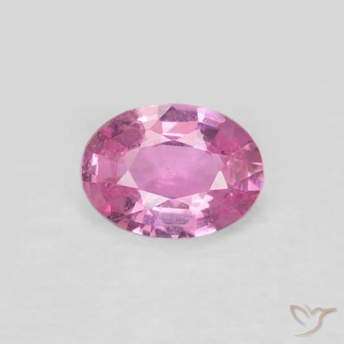 0.62ct 天然 中粉红色 蓝宝石, 椭圆形, VS