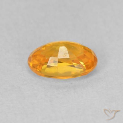 0.62克拉天然蓝宝石，椭圆形，VVS-VS