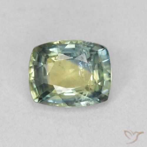 0.88ct 天然 彩色 蓝宝石, 软垫, VS-SI