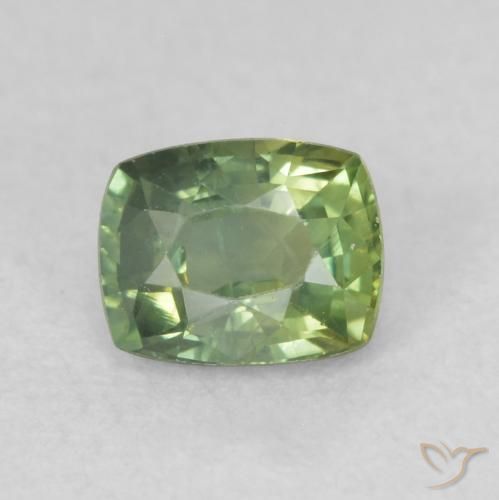 0.58ct 天然 深绿色 蓝宝石, 软垫, VS-SI