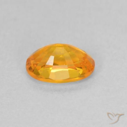 0.65克拉天然蓝宝石，椭圆形，VS