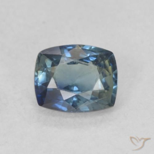 0.77ct 天然 蓝色 蓝宝石, 软垫, VS