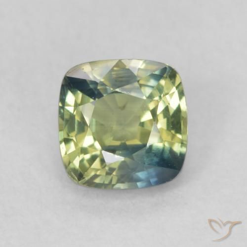 0.55ct 天然 彩色 蓝宝石, 软垫, VS