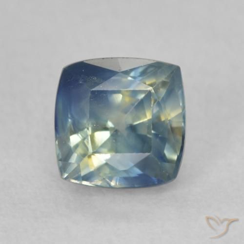 0.74ct 天然 彩色 蓝宝石, 软垫, VS