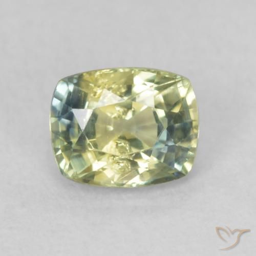 0.55ct 天然 彩色 蓝宝石, 软垫, VS