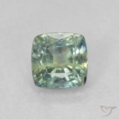 0.63ct 天然 彩色 蓝宝石, 软垫, VS-SI