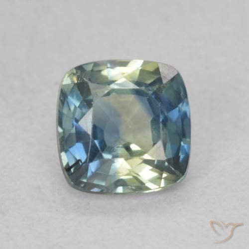 0.82ct 天然 彩色 蓝宝石, 软垫, VS