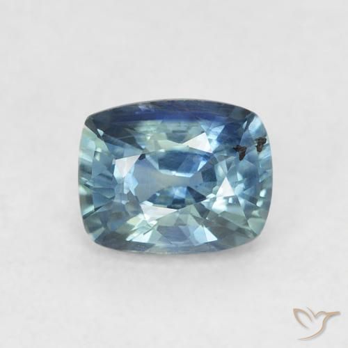 0.74ct 天然 深蓝色 蓝宝石, 软垫, VS