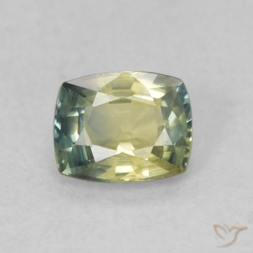 0.61ct 天然 彩色 蓝宝石, 软垫, VVS