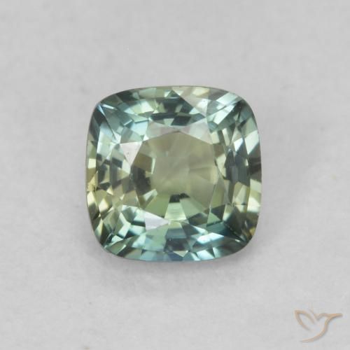 0.64ct 天然 彩色 蓝宝石, 软垫, VVS