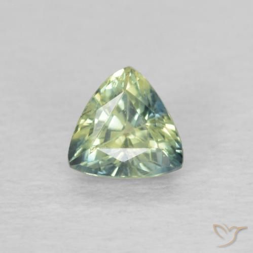 0.43ct 天然 彩色 蓝宝石, 胖三角形, VVS-VS